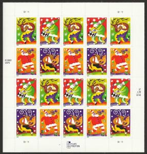 # 3821-24 MINT NEVER HINGED CHRISTMAS