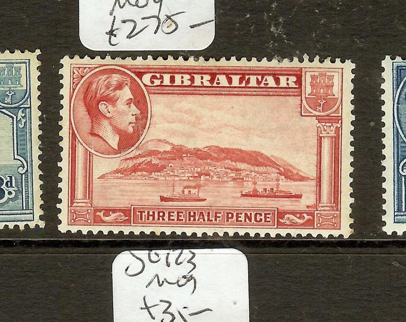 GIBRALTAR (B0402)  KGVI  1  1/2D  SG123A  MOG