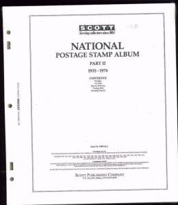 Scott National Postage Stamp Album Pages PART II 1935-1976 Unopened