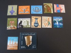 Egypt 1964 Sc N104-116 set MH