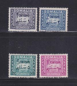 Somalia J55-J58 MHR Postage Due Stamps