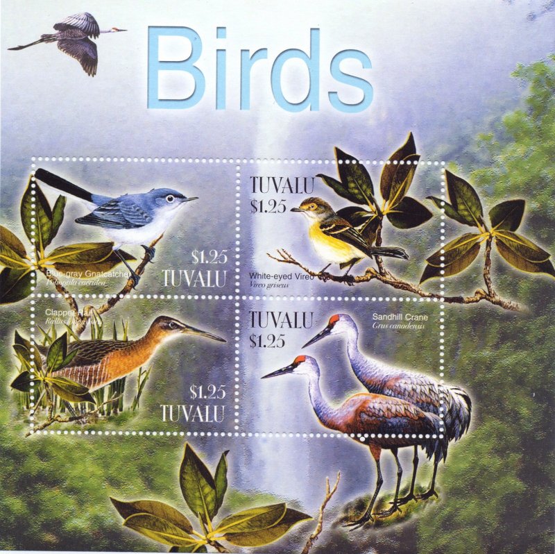 Tuvalu. 2003. KLB 1133-6. bird fauna. MNH.