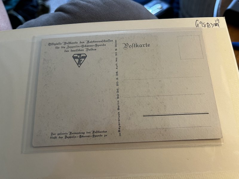 Zeppelin postcard