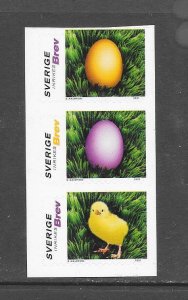 BIRDS - SWEDEN #2414  CHICK & EGGS  MNH