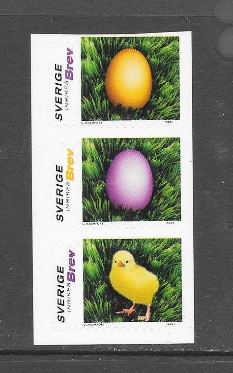 BIRDS - SWEDEN #2414  CHICK & EGGS  MNH