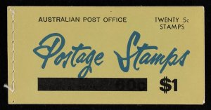 AUSTRALIA 1967 QEII $1 booklet. MNH **. SG SB41. Pfr B110Bd cat $25. 