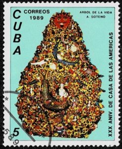 1989 Cuba Scott Catalog Number 3124 Used