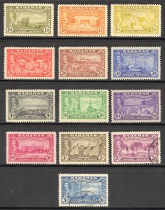 Bahamas Scott 132-144 MNHOG/Used H - 1948 300th of Settlement - SCV $36.70