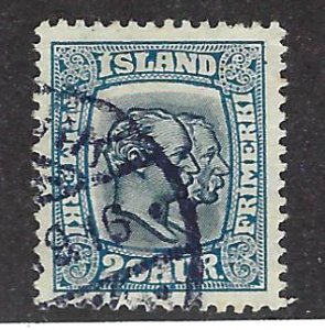 Iceland #107 Used F-VF SCV$22.50...fill a great spot!!