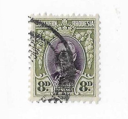 Southern Rhodesia Sc #23a 8p used VF