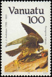 Vanuatu #388-391, Complete Set(4), 1985, Birds, Never Hinged