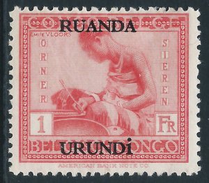 Ruanda-Urundi, Sc #30, 1fr MH