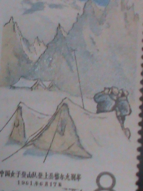 ​CHINA-1965-SC#831-S70-MT.MINYA KONKA MAOTAIN CLIMBERS-FANCY CANCEL-VF LAST ONE