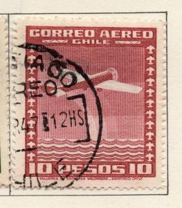 Chile 1940-55 Early AIR Issue Fine Used 10P. 221326