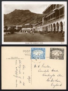 Aden SG3 and SG5 on a Postcard to the UK