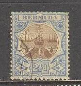 BERMUDA Sc# 37 USED VGF Dry Dock & Ships  