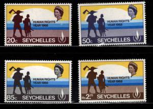 Seychelles Scott 244-247 MNH** Human Rightsl stamp set