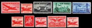 US. #C32-41 Rotary Press Post War Issues - OGNH - VF - CV$6.75 (ESP#0805)