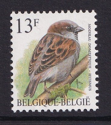 Belgium  #1446    MNH  1994  birds  13f
