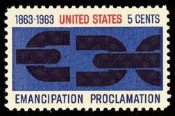 1233 Emancipation Proclamation F-VF MNH single