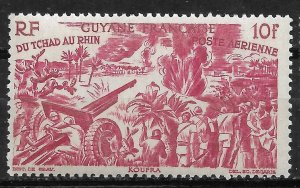 Doyle's_Stamps: French Guiana 1946 Chad to Rhine Set C12** to C17**
