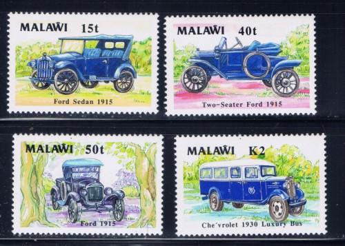 Malawi 562-65 NH 1990 Classic Cars 