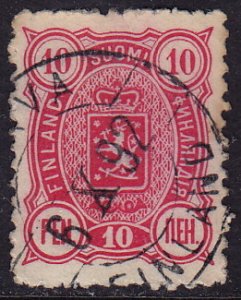 Finland - 1890 - Scott #40 - used - Coat of Arms