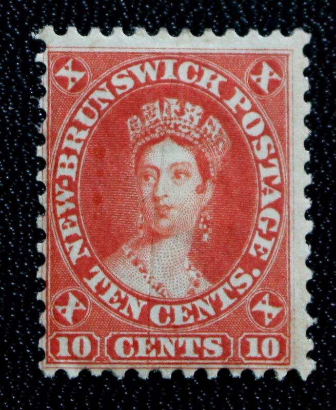 STAMP NEW BRUNSWICK EFO Sc# 9 MINT HINGED MH PO Fresh Face OG