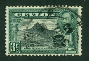 Ceylon 1942 #279 U SCV(2020)=$0.25