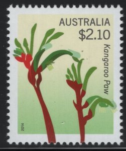 Australia 2014 MNH Sc 4058 $2.10 Kangaroo Paw