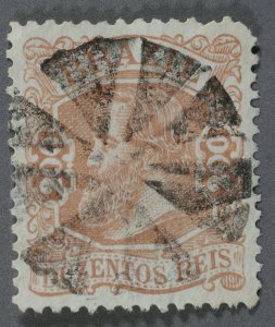 Brazil #84 Used XF Good Color Fancy Geometric Cancel Type I