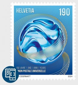 Swiss Stamps 2024 MNH** - 150th Anniversary of the Universal Postal Union