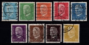 Germany 1928 President von Hindenburg def., Set [Used]