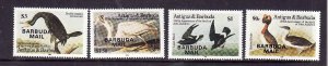 Barbuda-Sc.#706//711-Unused NH 1/2 set-id5-Birds-Audubon-1985-86-