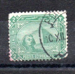 EGYPT - 1888 - PYRAMID AND SPHYNX - 2 - Used -