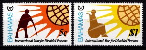 Bahamas 1981 International Year for Disabled Persons, Set [Mint]