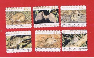 Australia #1235a-1235f  VF used   Threatened Spices   Free S/H