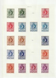 SWAZILAND 1933/47 M&U on Pages (Aprx 75 Items)BR 950 