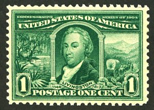 U.S. #323 MINT OG LH