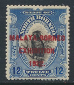 North Borneo SG 266 SC#  145a * MVLH  OPT Exhibition 1922 see details & scans...