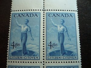 Canada - Mint Block of 4 - Confederation - Canadian Citizenship Issue