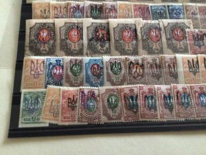 Ukraine mint never hinged mounted mint and used stamps A11324