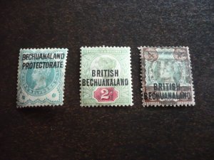 Stamps - Bechuanaland - Scott# - 69,71,73 - Used Part Set of 3 Stamps