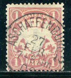 German States Bavaria Scott # 54a, used