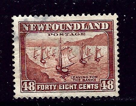 Newfoundland 1937 Used 1939 Ships in harbor
