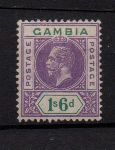 Gambia KGV 1912 1S 6D SG98 Mint LHM WS36747