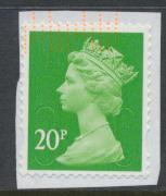 Great Britain SG U2924 Security Machin 20p  M17L  Used 