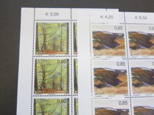 Luxembourg 2011 Sc 1312-13 sheet(10) set MNH