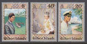 Gilbert Islands 293-5 Silver Jubilee mnh