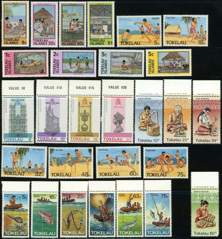 TOKELAU Islands Postage Stamp Collection Mint NH OG